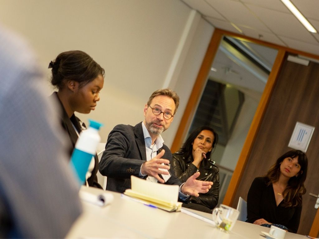 Peter Brouwer aan het woord tijdens breakout-sessie in Nijmegen