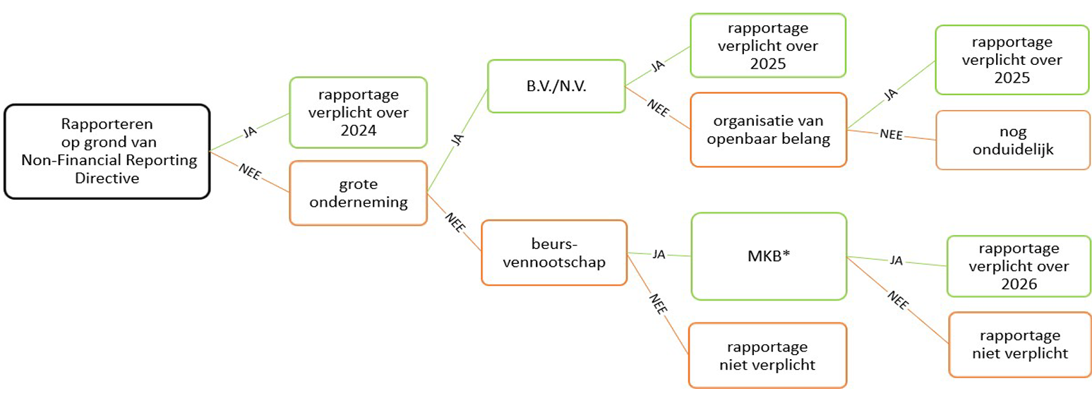 Rapporteren op grond van Non-financial reporting directive